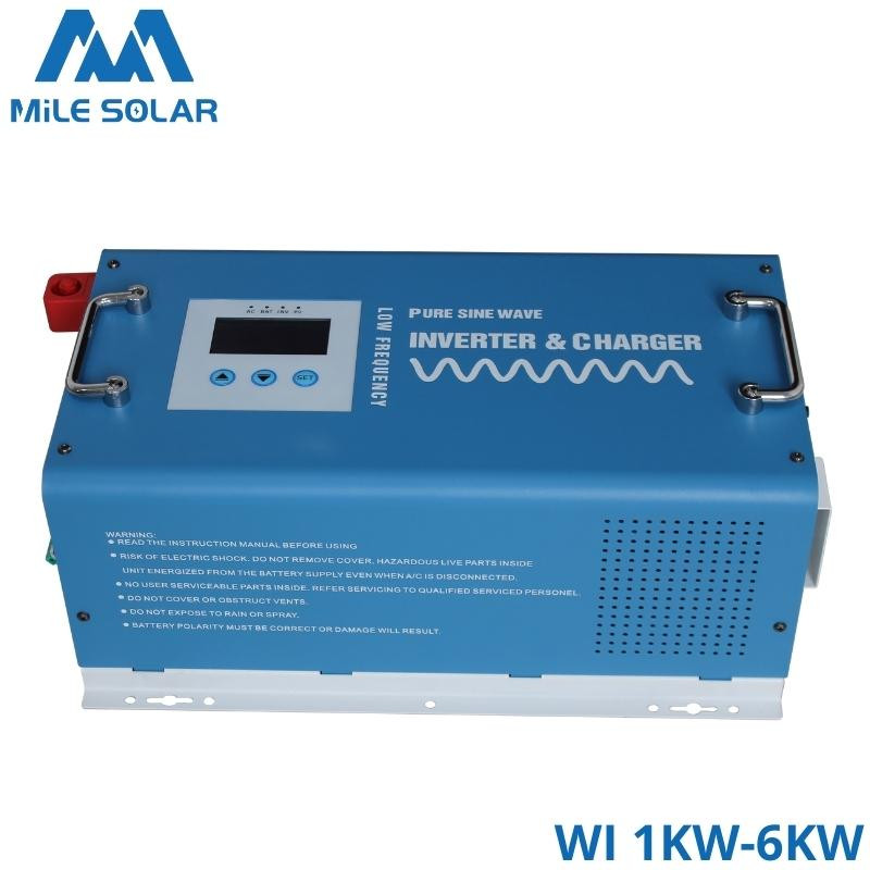 Wall mounted low frequency pure sine inverter charger 1KW -12KW WI Series